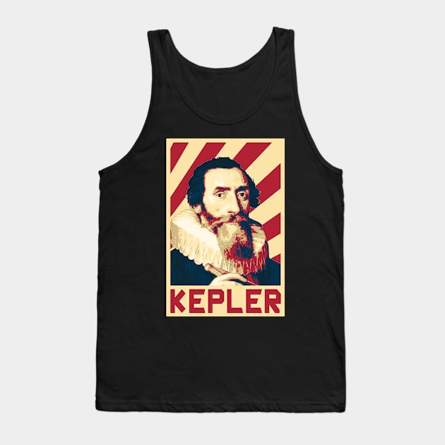 Johannes Kepler Retro Tank Top by Nerd_art